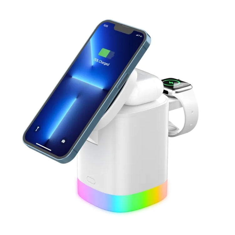 T15 3-in-1 マグネット Magsafe ワイヤレス充電器 折りたたみ充電スタンド iPhone / iWatch / AirPods対応、T15