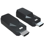 HDMI エクステンダー 165フィート オーディオビデオ 1080P Cat5 Cat6 イーサネットケーブル経由 ロスレス信号伝送 HDMI 長距離延長アダプター