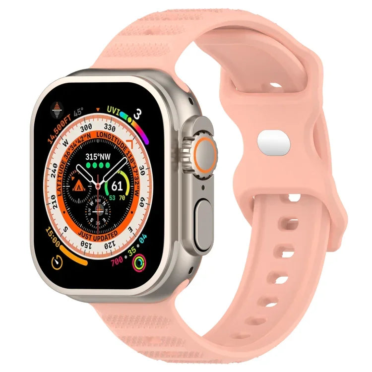 リバースバックルドットテクスチャーシリコンウォッチバンド、Apple Watch 38mm用