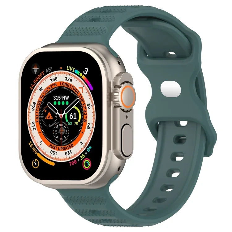 リバースバックルドットテクスチャーシリコンウォッチバンド、Apple Watch 38mm用