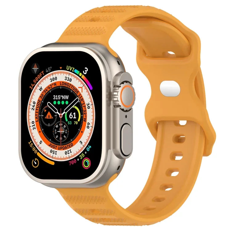 リバースバックルドットテクスチャーシリコンウォッチバンド、Apple Watch 38mm用