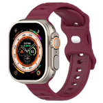 リバースバックルドットテクスチャーシリコンウォッチバンド、Apple Watch 38mm用