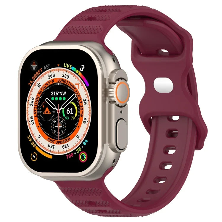 リバースバックルドットテクスチャーシリコンウォッチバンド、Apple Watch 38mm用