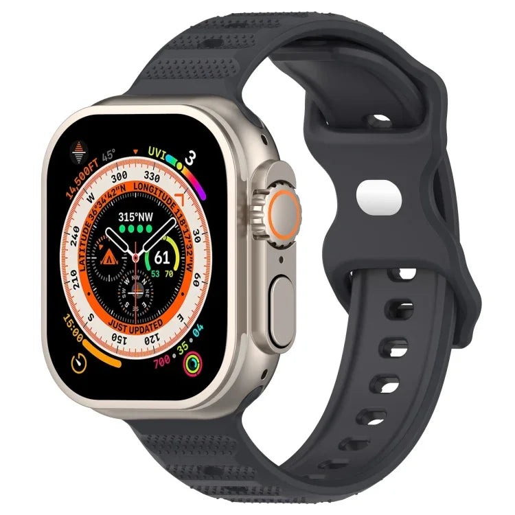 リバースバックルドットテクスチャーシリコンウォッチバンド、Apple Watch 38mm用