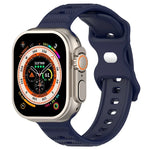 リバースバックルドットテクスチャーシリコンウォッチバンド、Apple Watch 38mm用