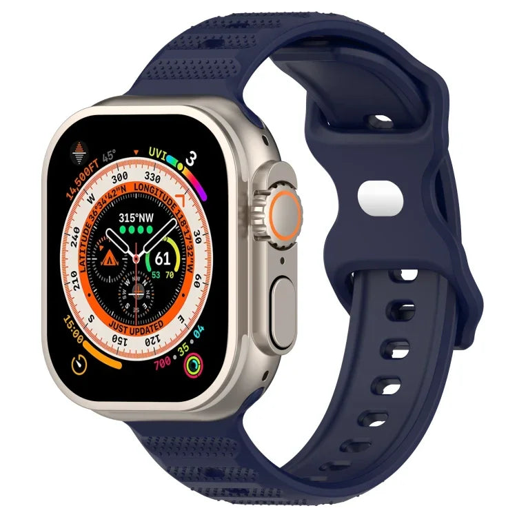 リバースバックルドットテクスチャーシリコンウォッチバンド、Apple Watch 38mm用