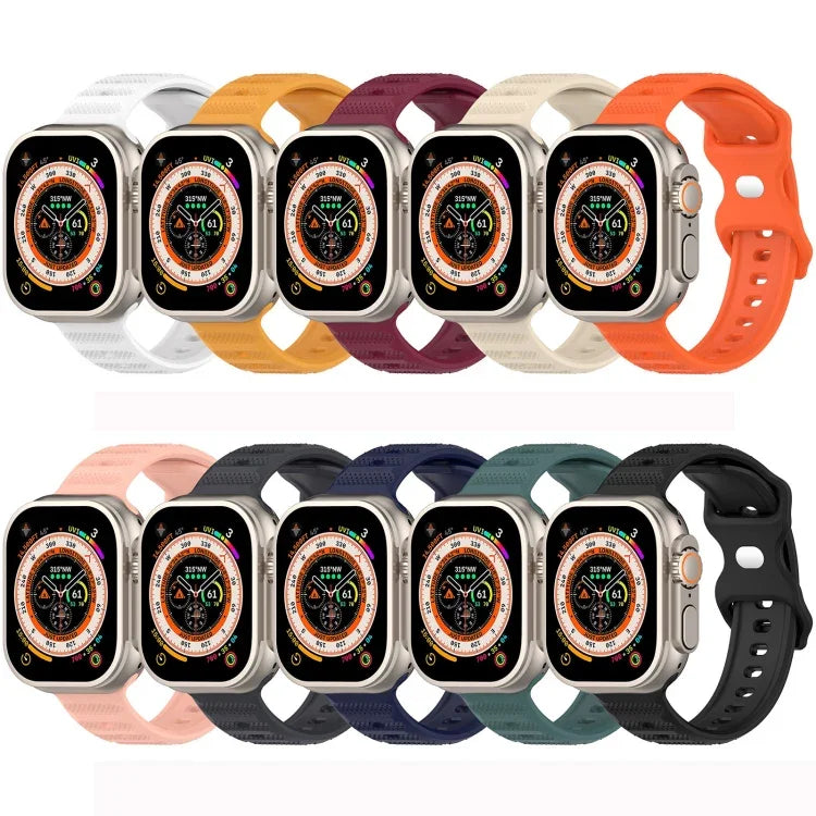 リバースバックルドットテクスチャーシリコンウォッチバンド、Apple Watch 38mm用