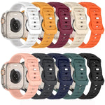 リバースバックルドットテクスチャーシリコンウォッチバンド、Apple Watch 38mm用