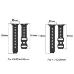 リバースバックルドットテクスチャーシリコンウォッチバンド、Apple Watch 38mm用