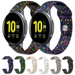 スポーツレインボードットシリコンバックルウォッチバンド Samsung Galaxy Watch 4 40mm / 44mm用, Samsung Galaxy Watch 4 Classic 42mm / 46mm用
