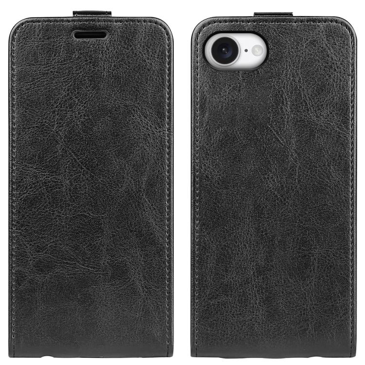 R64テクスチャー シングル縦開きレザーケース、iPhone 17e / 16e用、iPhone 17 Pro Max用、iPhone 17 Pro用、iPhone 17用、iPhone Air用、iPhone 16 Pro Max用、iPhone 16 Pro用、iPhone 16 Plus用、iPhone 16用、iPhone 15 Pro Max用