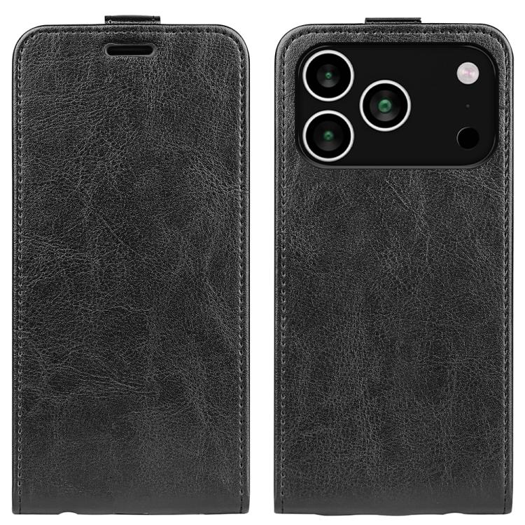 R64テクスチャー シングル縦開きレザーケース、iPhone 17e / 16e用、iPhone 17 Pro Max用、iPhone 17 Pro用、iPhone 17用、iPhone Air用、iPhone 16 Pro Max用、iPhone 16 Pro用、iPhone 16 Plus用、iPhone 16用、iPhone 15 Pro Max用