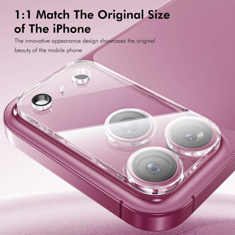 ENKAY Hat-Prince 9H リアカメラレンズ 強化ガラスフィルム、iPhone 17e / 16e 用、iPhone 17 Pro Max 用、iPhone 17 Pro 用、iPhone 17 用、iPhone Air 用、iPhone 16 Pro / 16 Pro Max 用、iPhone 16 / 16 Plus 用、iPhone 15 Pro / 15 Pro Max 用