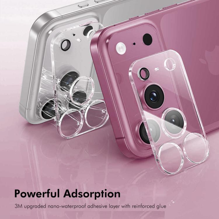 ENKAY Hat-Prince 9H リアカメラレンズ 強化ガラスフィルム、iPhone 17e / 16e 用、iPhone 17 Pro Max 用、iPhone 17 Pro 用、iPhone 17 用、iPhone Air 用、iPhone 16 Pro / 16 Pro Max 用、iPhone 16 / 16 Plus 用、iPhone 15 Pro / 15 Pro Max 用