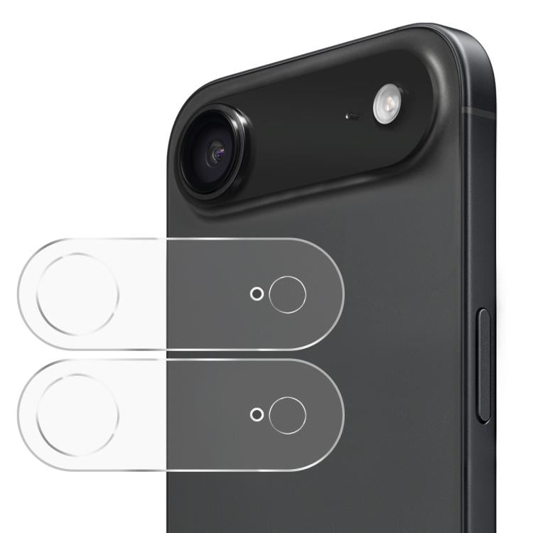 2枚セット ENKAY Hat-Prince 9H リアカメラレンズ 強化ガラスフィルム、iPhone 17e / 16e 用、iPhone 17 Pro Max 用、iPhone 17 Pro 用、iPhone 17 用、iPhone Air 用、iPhone 16 Pro / 16 Pro Max 用、iPhone 16 / 16 Plus 用、iPhone 15 Pro / 15 Pro Max 用