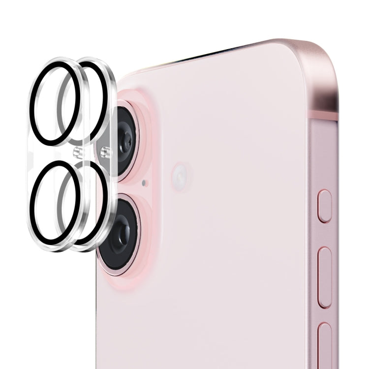 2個セットENKAY Hat-Prince 9Hリアカメラレンズ強化ガラスフィルム、iPhone 17 Pro Max用、iPhone 17 Pro用、iPhone 17用、iPhone Air用、iPhone 16 Pro / 16 Pro Max用、iPhone 16 / 16 Plus用、iPhone 15 Pro / 15 Pro Max用、iPhone 15 / 15 Plus用