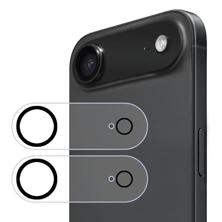 2個セットENKAY Hat-Prince 9Hリアカメラレンズ強化ガラスフィルム、iPhone 17 Pro Max用、iPhone 17 Pro用、iPhone 17用、iPhone Air用、iPhone 16 Pro / 16 Pro Max用、iPhone 16 / 16 Plus用、iPhone 15 Pro / 15 Pro Max用、iPhone 15 / 15 Plus用