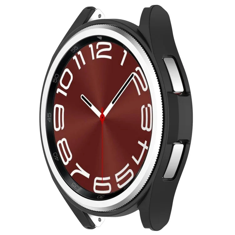 Half Coverage Hollow PC Watch Protective Case, For Samsung Galaxy Watch 6 Classic 47mm, For Samsung Galaxy Watch 6 44mm, For Samsung Galaxy Watch 6 40mm, For Samsung Galaxy Watch 6 Classic 43mm