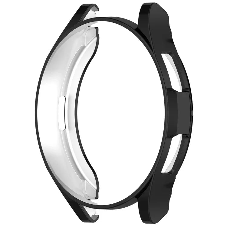 電気めっきTPUハーフパックホロウウォッチ保護ケース、Samsung Galaxy Watch6 Classic 47mm用、Samsung Galaxy Watch6 Classic 43mm用