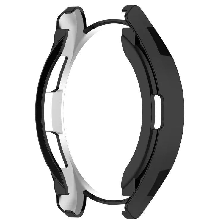 電気めっきTPUハーフパックホロウウォッチ保護ケース、Samsung Galaxy Watch6 Classic 47mm用、Samsung Galaxy Watch6 Classic 43mm用