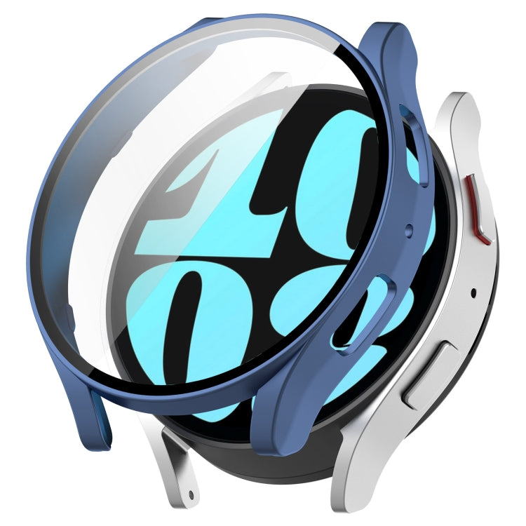 PC + Tempered Film Integrated Watch Protective Case, For Samsung Galaxy Watch6 44mm, For Samsung Galaxy Watch6 40mm