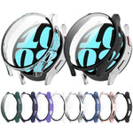 PC + Tempered Film Integrated Watch Protective Case, For Samsung Galaxy Watch6 44mm, For Samsung Galaxy Watch6 40mm