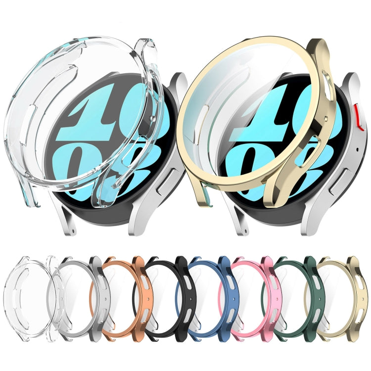 全面保護TPU電気めっきウォッチ保護ケース、Samsung Galaxy Watch6 44mm用、Samsung Galaxy Watch6 40mm用