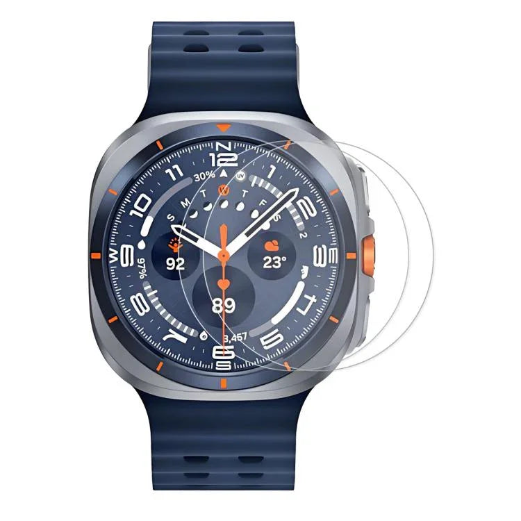 2枚セット ENKAY 0.2mm 9H 強化ガラススクリーンプロテクター 時計用フィルム、Samsung Galaxy Watch Ultra 47mm / Ultra 2025用、Samsung Galaxy Watch8 44mm用、Samsung Galaxy Watch8 40mm用、Samsung Galaxy Watch6 Classic / Ultra 47mm用