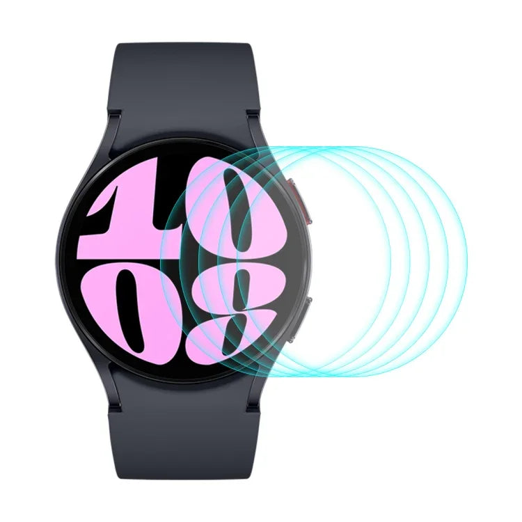 5個セットENKAY 0.2mm 9H強化ガラススクリーンプロテクターウォッチフィルム、Samsung Galaxy Watch Ultra 47mm / Ultra 2025用、Samsung Galaxy Watch8 44mm用、Samsung Galaxy Watch8 40mm用、Samsung Galaxy Watch6 Classic / Ultra 47mm用