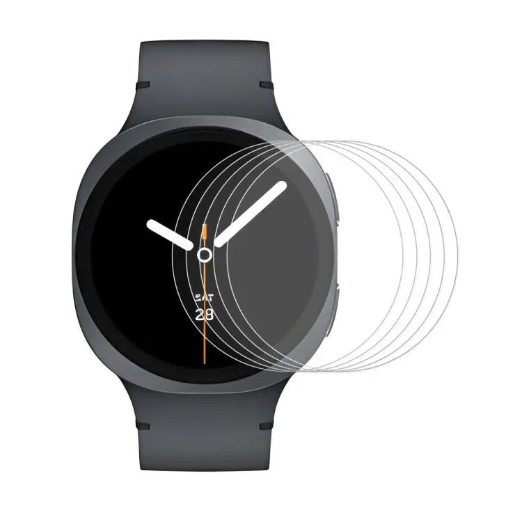 5個セットENKAY 0.2mm 9H強化ガラススクリーンプロテクターウォッチフィルム、Samsung Galaxy Watch Ultra 47mm / Ultra 2025用、Samsung Galaxy Watch8 44mm用、Samsung Galaxy Watch8 40mm用、Samsung Galaxy Watch6 Classic / Ultra 47mm用