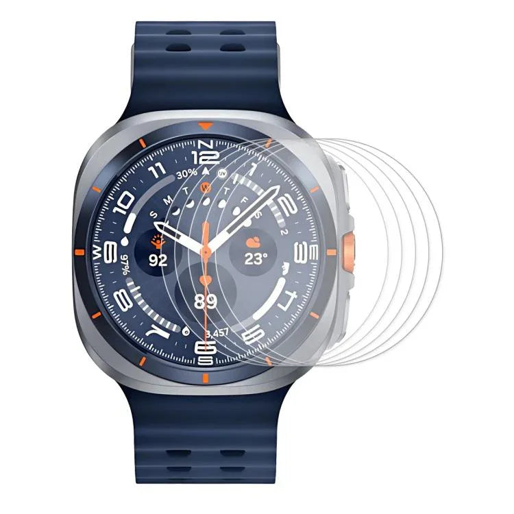 5個セットENKAY 0.2mm 9H強化ガラススクリーンプロテクターウォッチフィルム、Samsung Galaxy Watch Ultra 47mm / Ultra 2025用、Samsung Galaxy Watch8 44mm用、Samsung Galaxy Watch8 40mm用、Samsung Galaxy Watch6 Classic / Ultra 47mm用