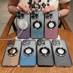 グラデーショングリッター電気めっきMagSafe TPUスマホケース、iPhone 14用、iPhone 14 Pro用、iPhone 14 Pro Max用、iPhone 13 Pro Max用、iPhone 13 Pro用、iPhone 13用