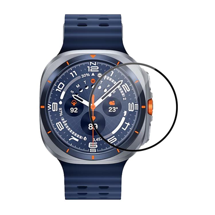 ENKAY 3DフルカバレッジソフトPCエッジPMMA HDスクリーンフィルム、Samsung Galaxy Watch Ultra 47mm / Ultra 2025用、Samsung Galaxy Watch8 Classic 46mm用、Samsung Galaxy Watch8 44mm用、Samsung Galaxy Watch8 40mm用