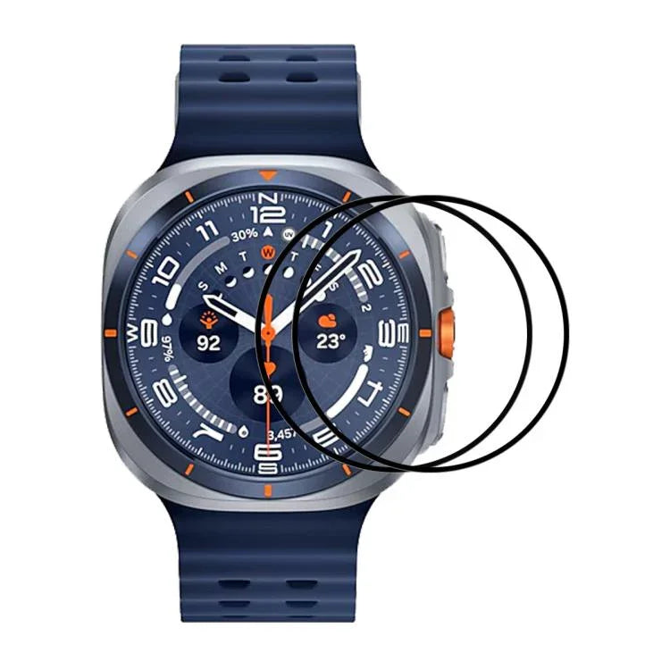 2個セットENKAY 3DフルカバレッジソフトPCエッジPMMA HDスクリーンフィルム、Samsung Galaxy Watch Ultra 47mm / Ultra 2025用、Samsung Galaxy Watch8 Classic 46mm用、Samsung Galaxy Watch8 44mm用、Samsung Galaxy Watch8 40mm用