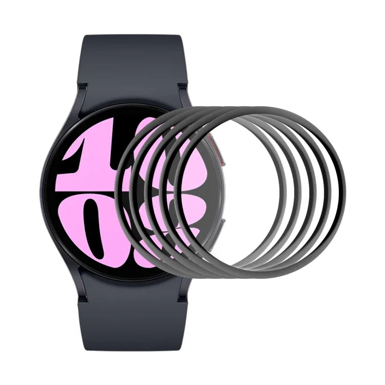 5枚セット ENKAY 3D フルカバレッジ ソフト PC エッジ PMMA HD スクリーンフィルム, Samsung Galaxy Watch Ultra 47mm / Ultra 2025用, Samsung Galaxy Watch8 Classic 46mm用, Samsung Galaxy Watch8 44mm用, Samsung Galaxy Watch8 40mm用