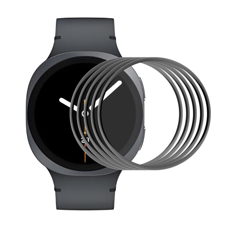 5枚セット ENKAY 3D フルカバレッジ ソフト PC エッジ PMMA HD スクリーンフィルム, Samsung Galaxy Watch Ultra 47mm / Ultra 2025用, Samsung Galaxy Watch8 Classic 46mm用, Samsung Galaxy Watch8 44mm用, Samsung Galaxy Watch8 40mm用