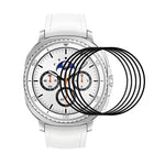 5枚セット ENKAY 3D フルカバレッジ ソフト PC エッジ PMMA HD スクリーンフィルム, Samsung Galaxy Watch Ultra 47mm / Ultra 2025用, Samsung Galaxy Watch8 Classic 46mm用, Samsung Galaxy Watch8 44mm用, Samsung Galaxy Watch8 40mm用