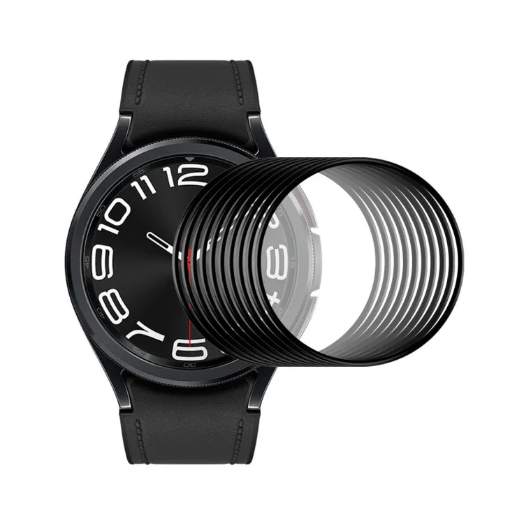 10枚セット ENKAY 3D フルカバレッジ ソフト PC エッジ PMMA HD スクリーンフィルム, Samsung Galaxy Watch Ultra 47mm / Ultra 2025用, Samsung Galaxy Watch8 Classic 46mm用, Samsung Galaxy Watch8 44mm用, Samsung Galaxy Watch8 40mm用