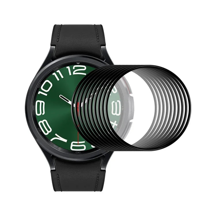 10枚セット ENKAY 3D フルカバレッジ ソフト PC エッジ PMMA HD スクリーンフィルム, Samsung Galaxy Watch Ultra 47mm / Ultra 2025用, Samsung Galaxy Watch8 Classic 46mm用, Samsung Galaxy Watch8 44mm用, Samsung Galaxy Watch8 40mm用