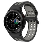 二色通気性シリコンウォッチバンド、Samsung Galaxy Watch 4 Classic 42mm 用