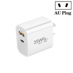 PD30W USB-C / Type-C + QC3.0 USBデュアルポート充電器、AUプラグ、AUプラグ、香港倉庫
