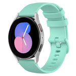 20mm Checkered Silicone Watch Band, For Samsung Galaxy Watch 5  40mm