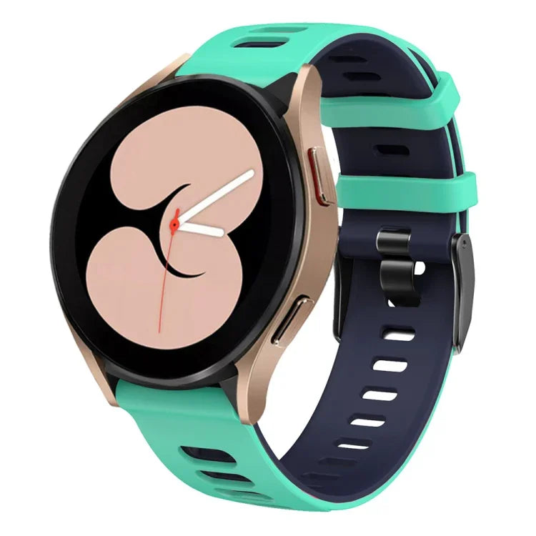 20mm ツートンカラー シリコンウォッチバンド、Samsung Galaxy Watch 5 40mm用