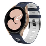 20mm ツートンカラー シリコンウォッチバンド、Samsung Galaxy Watch 5 40mm用