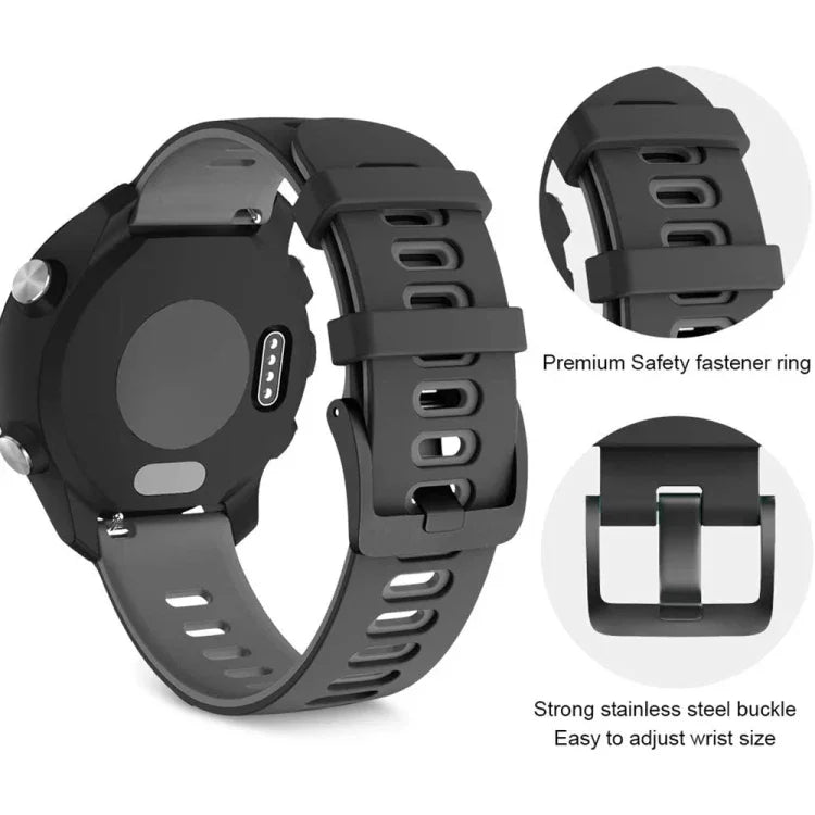 20mm ツートンカラー シリコンウォッチバンド、Samsung Galaxy Watch 5 40mm用