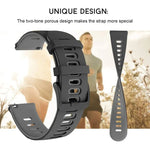 20mm ツートンカラー シリコンウォッチバンド、Samsung Galaxy Watch 5 40mm用