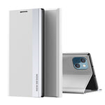 サイド電気めっき吸着レザースマホケース、iPhone 16 Pro用、iPhone 16 Plus用、iPhone 16用、iPhone 15 Pro Max用、iPhone 15 Pro用、iPhone 15 Plus用
