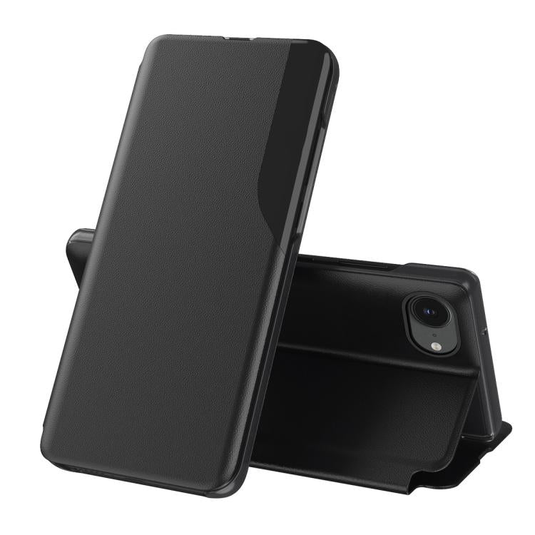 サイドディスプレイフリップレザースマホケース、iPhone 17e / 16e用、iPhone 17 Pro Max用、iPhone 17 Pro用、iPhone 17用、iPhone Air用、iPhone 16 Pro Max用、iPhone 16 Pro用、iPhone 16 Plus用