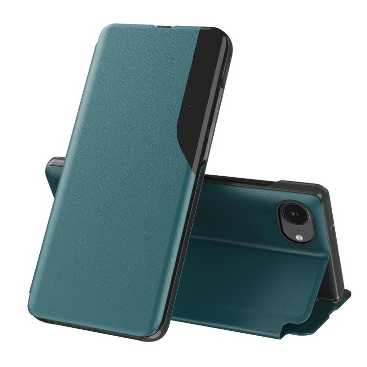 サイドディスプレイフリップレザースマホケース、iPhone 17e / 16e用、iPhone 17 Pro Max用、iPhone 17 Pro用、iPhone 17用、iPhone Air用、iPhone 16 Pro Max用、iPhone 16 Pro用、iPhone 16 Plus用