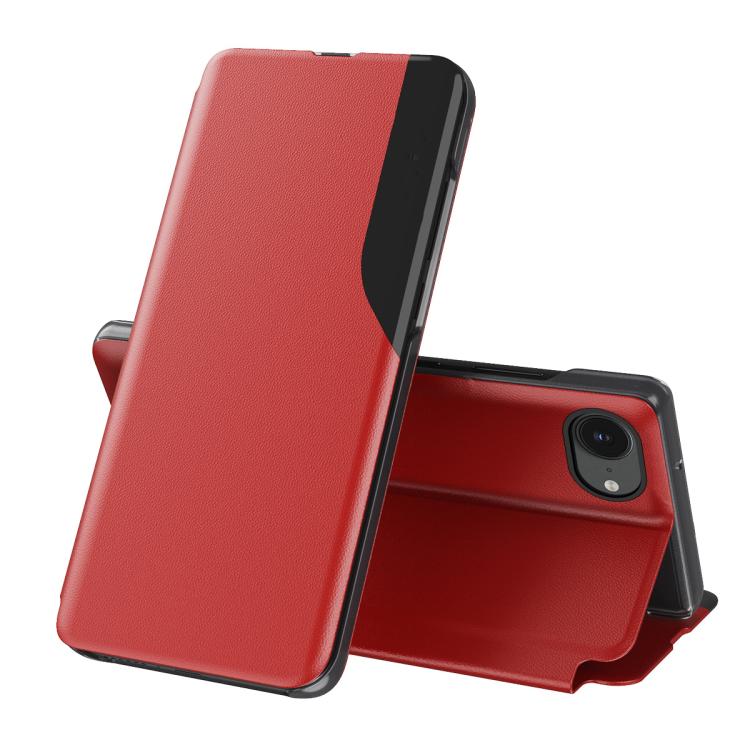 サイドディスプレイフリップレザースマホケース、iPhone 17e / 16e用、iPhone 17 Pro Max用、iPhone 17 Pro用、iPhone 17用、iPhone Air用、iPhone 16 Pro Max用、iPhone 16 Pro用、iPhone 16 Plus用